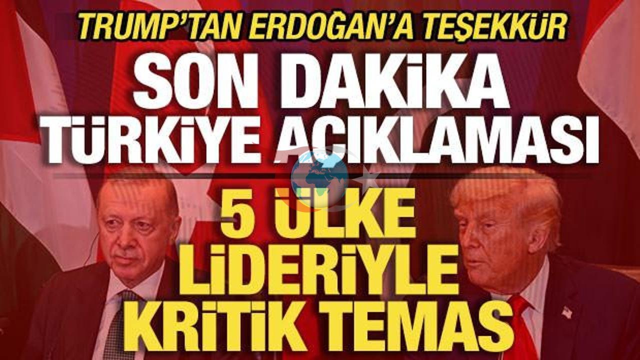 Trump'tan Erdoğan'a Teşekkür: İran İçin Kritik Telefon Diplomasisi
