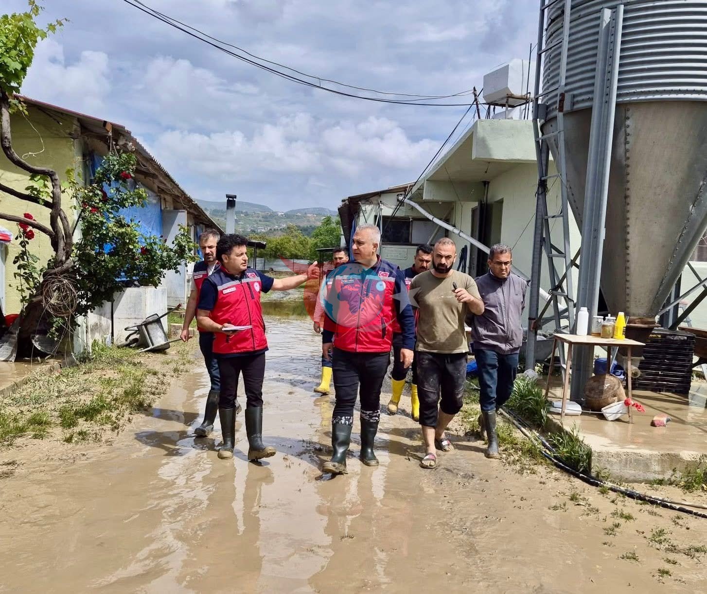 Hatay'da Tarım Arazilerinde Sel Sonrası Hasar Tespiti Yapılıyor