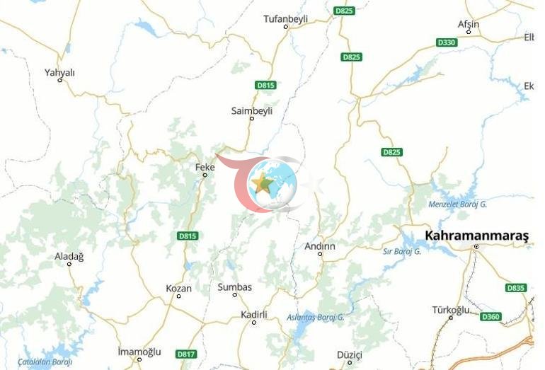 SON DAKİKA: AFAD duyurdu Adanada 4.9 büyüklüğünde deprem