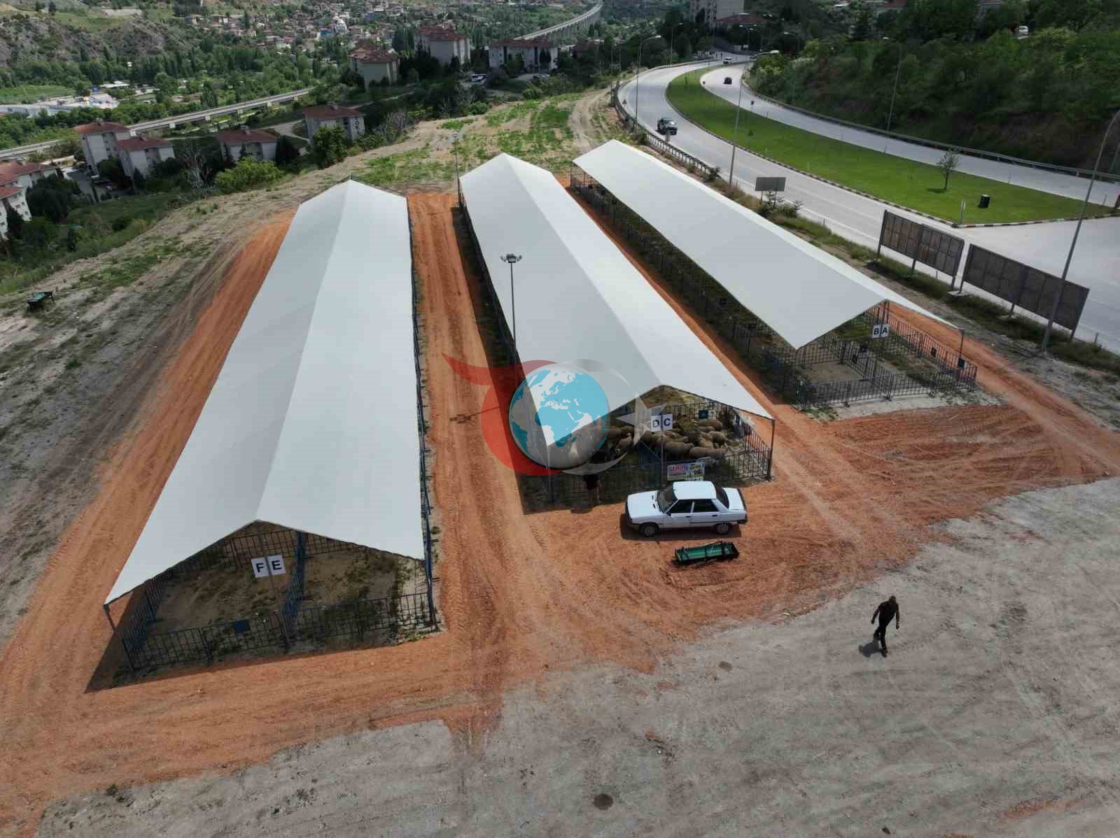 Bilecik’te Kurban Satış Alanı Bayrama Hazır Hale Geldi