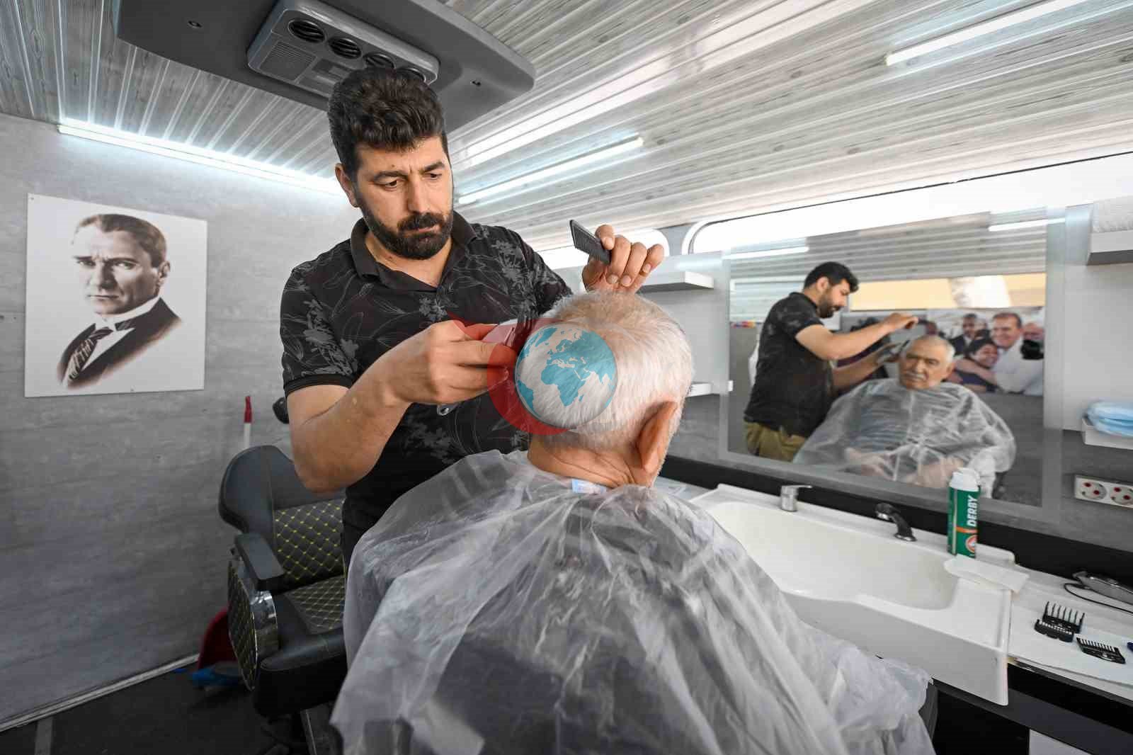 Mersin'de Kırsal Bölgelerde Ücretsiz Mobil Kuaför Hizmeti