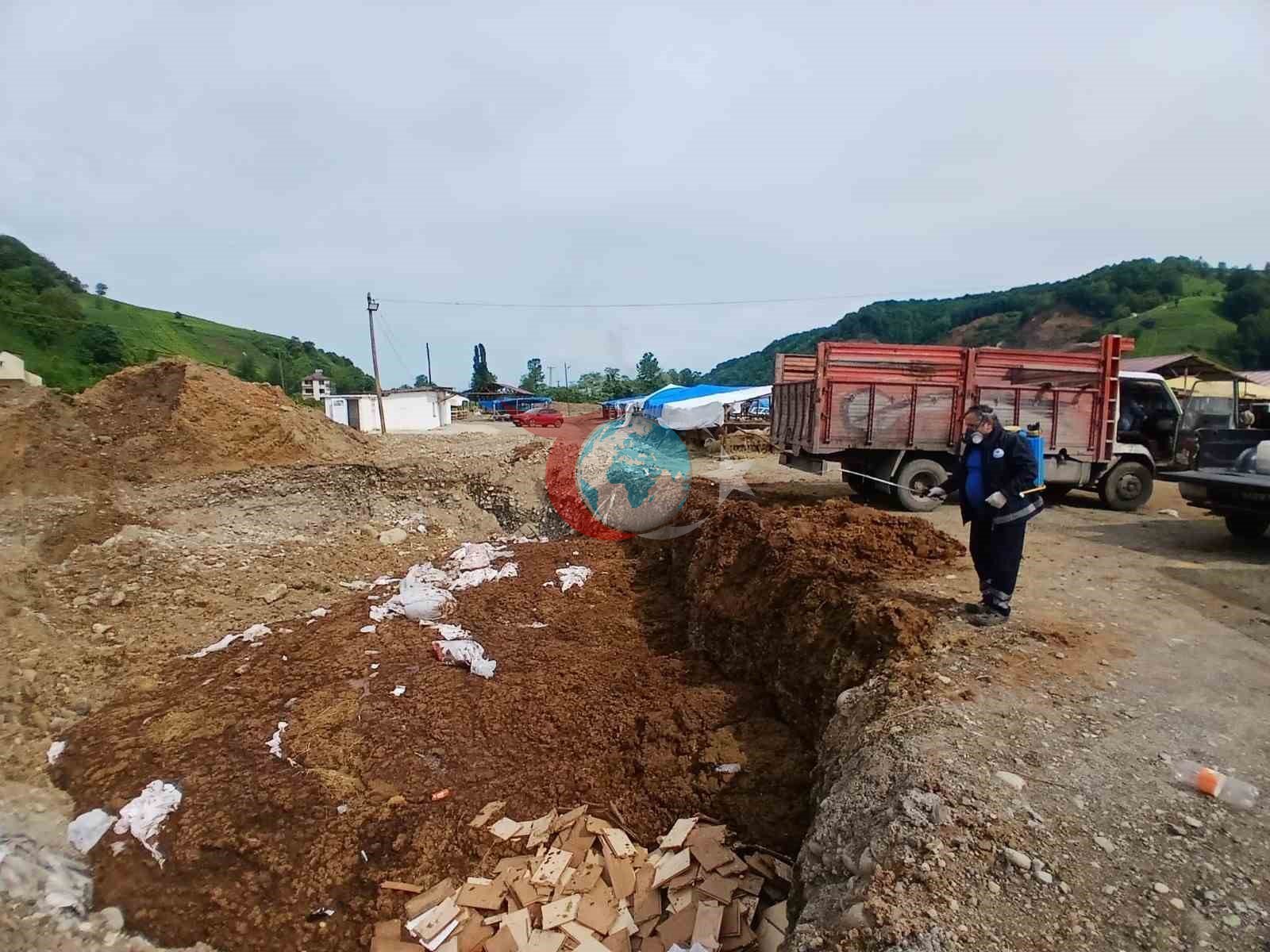 Trabzon'da Kurban Alanlarında Hijyen Çalışmaları Hız Kazandı