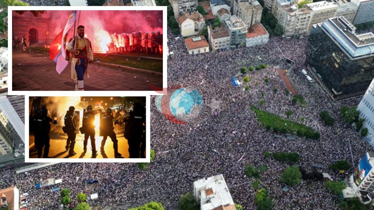 Sırbistan'da Büyük Protesto: Hükümete Karşı Çatışmalar