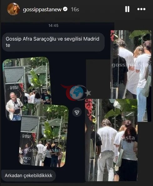 Afra Saraçoğlu ve Poyraz Yosmaoğlu bu kez Madrid’de görüntülendi