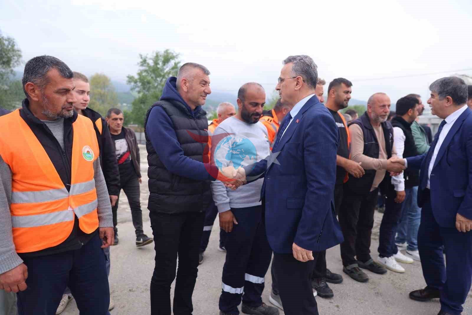 Başçı İhsan Kurnaz heyəti ilə qeyd etdi