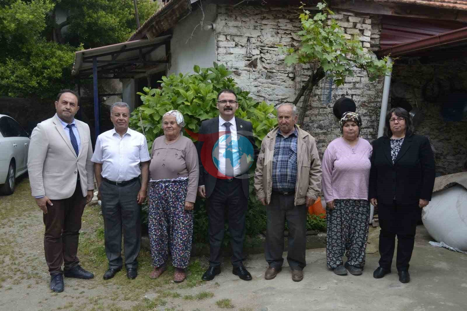 Sultanhisar'da Şehit Ailelerine Bayram Ziyareti
