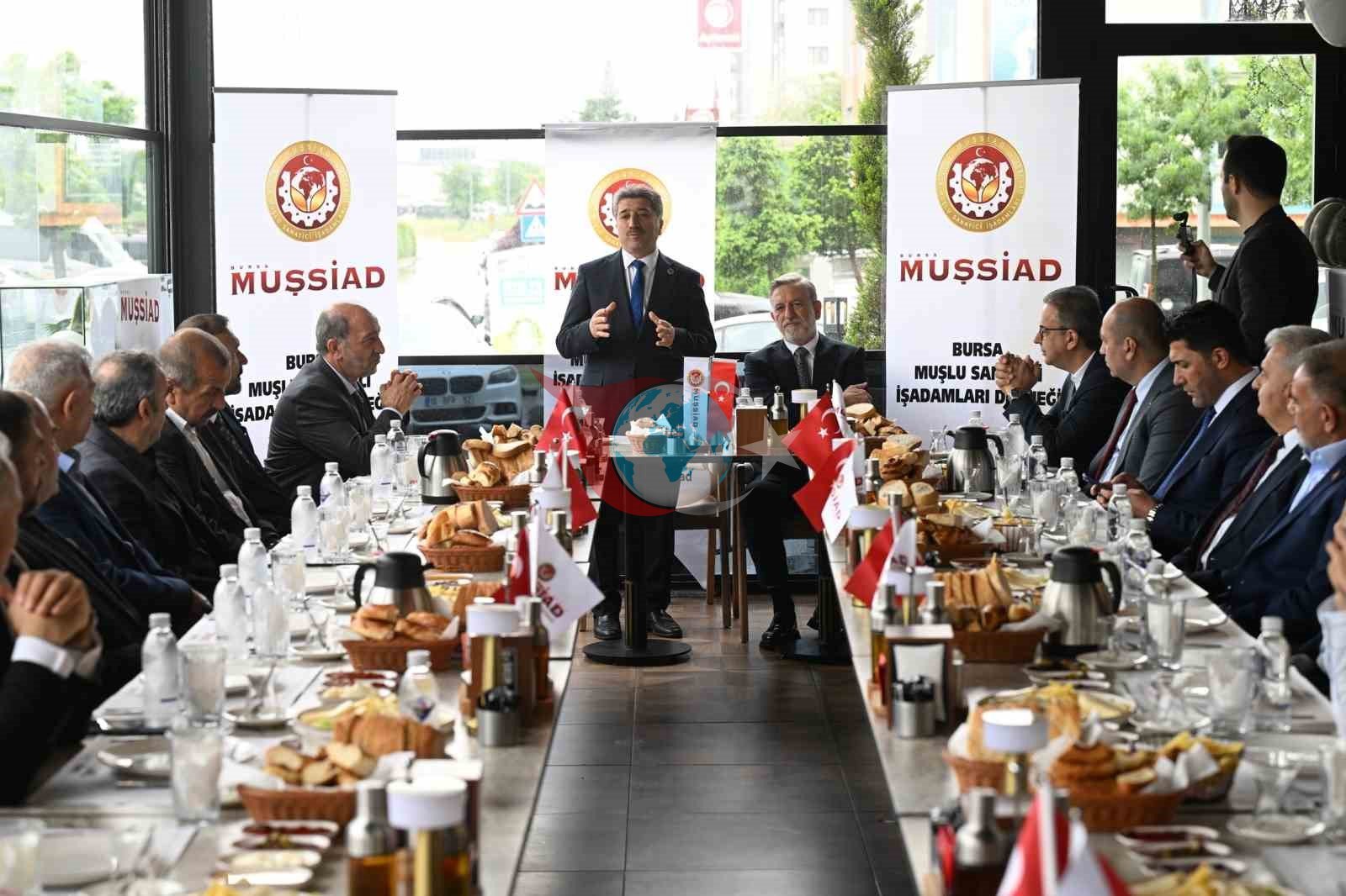 Başkan Burkay MUŞSİAD üyeleri ile buluştu
