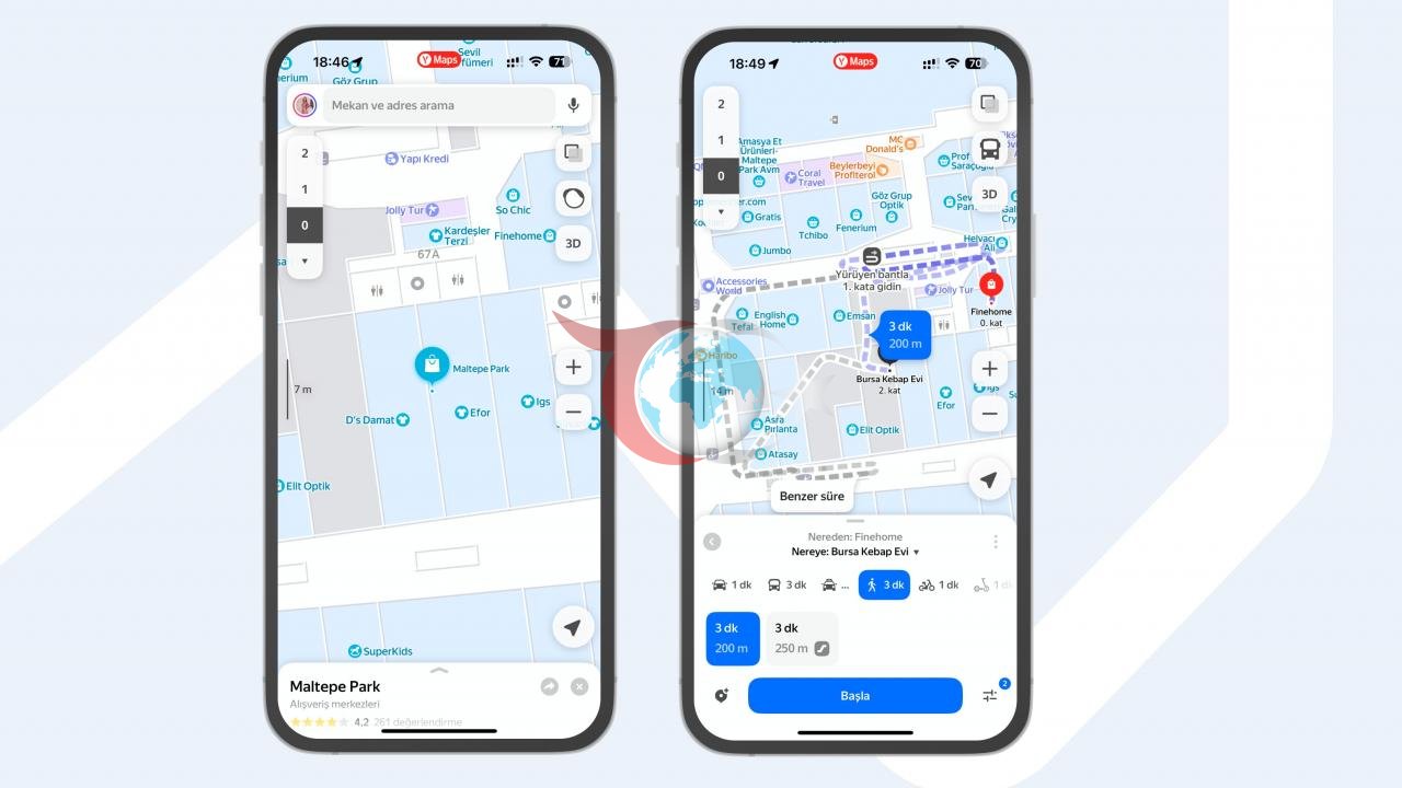 Yandex, İç Mekân Navigasyonunu Türkiye'de Yaygınlaştırıyor