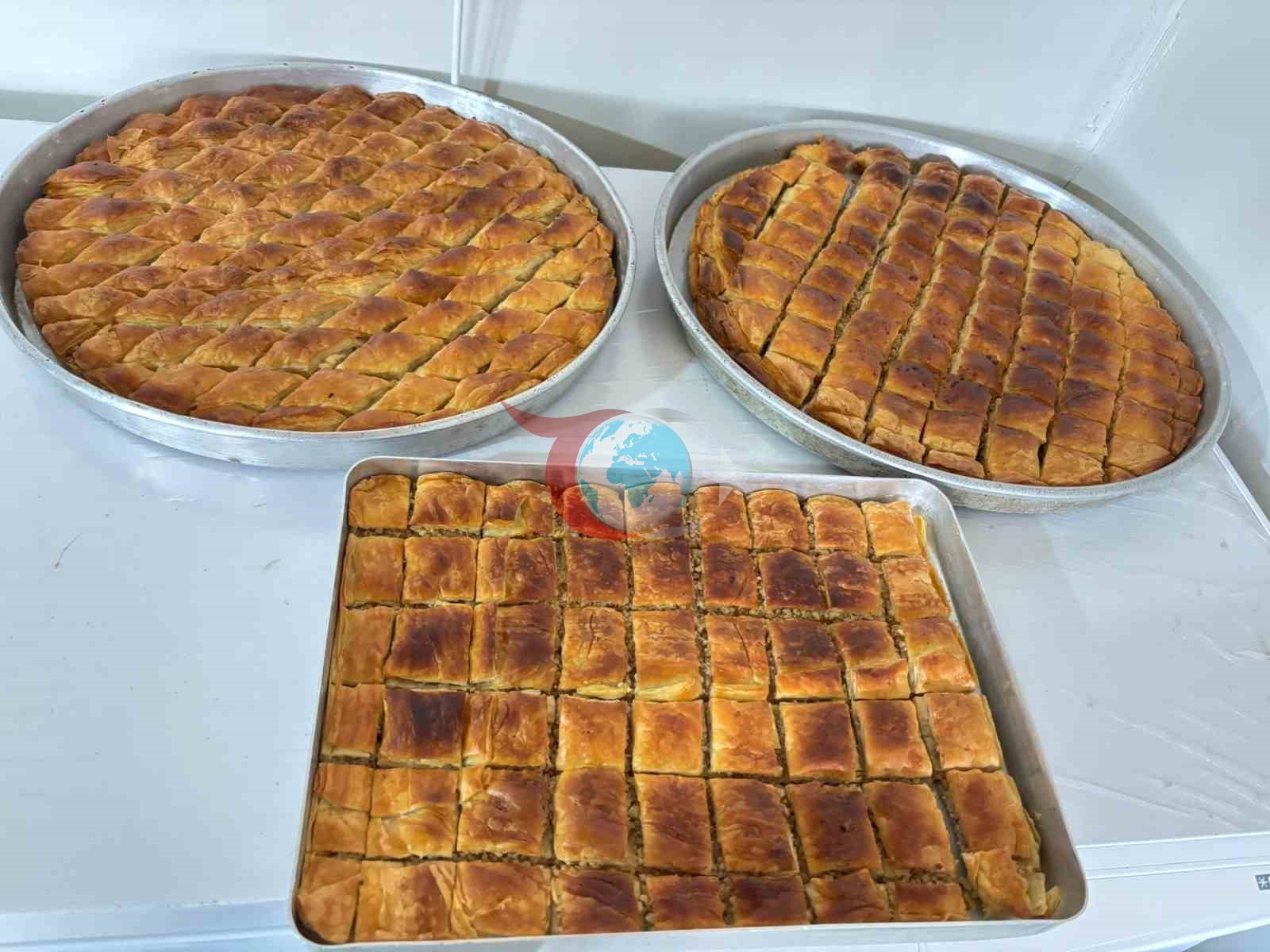 Ağrı'da Bayram Öncesi Baklava Hazırlıkları Yoğunlaştı