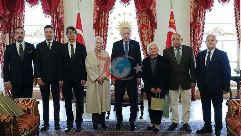 Cumhurbaşkanı Erdoğan, Adnan Menderesin ailesini kabul etti