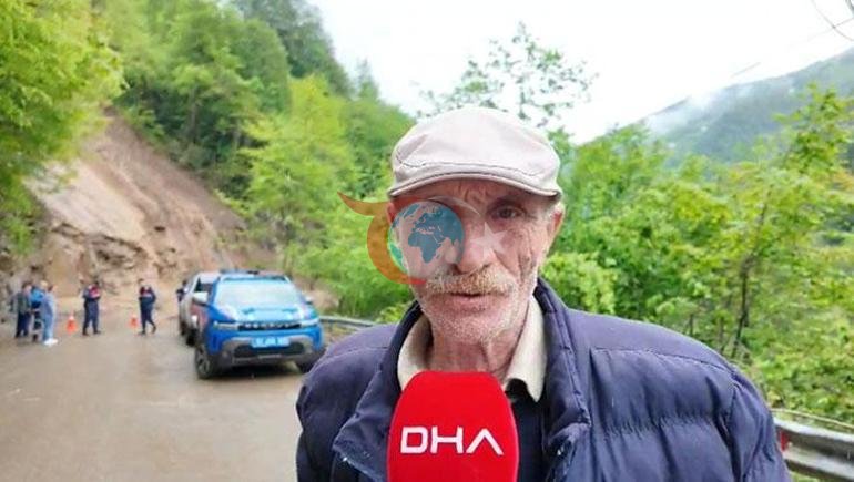Trabzonda sürüşmə dəhşəti: Bizi uçurumdan atırdı, çətinliklə xilas olduq