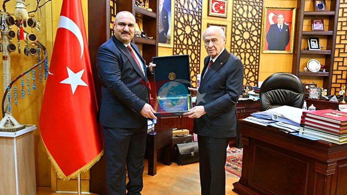 Devlet Bahçeli, İlk Türkmen Vali Muhammed Seman Ağa'yı Ağırladı