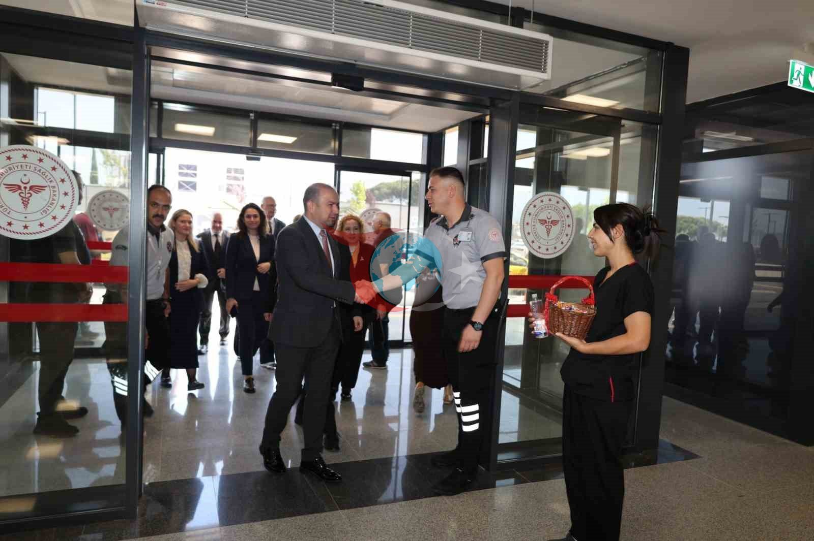 Aydın İl Sağlık Müdürü Şenkul’dan hastalara ve personele bayram ziyareti