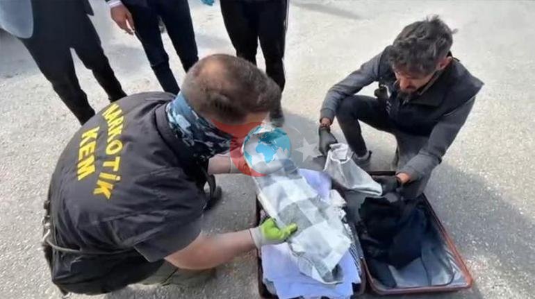 Akılalmaz yöntem Ekipler kıyafetlerine emdirilmiş halde buldu