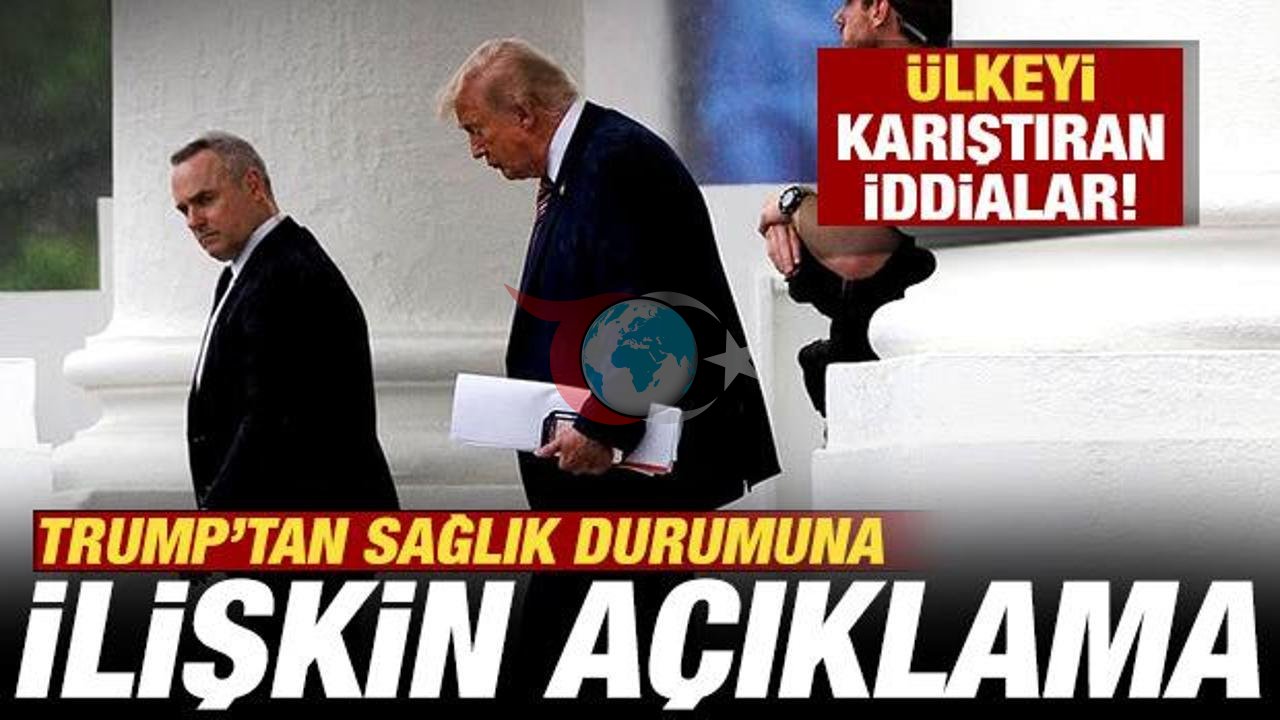 Trump Sağlık Kontrolünden Sonra İddialara Yanıt Verdi
