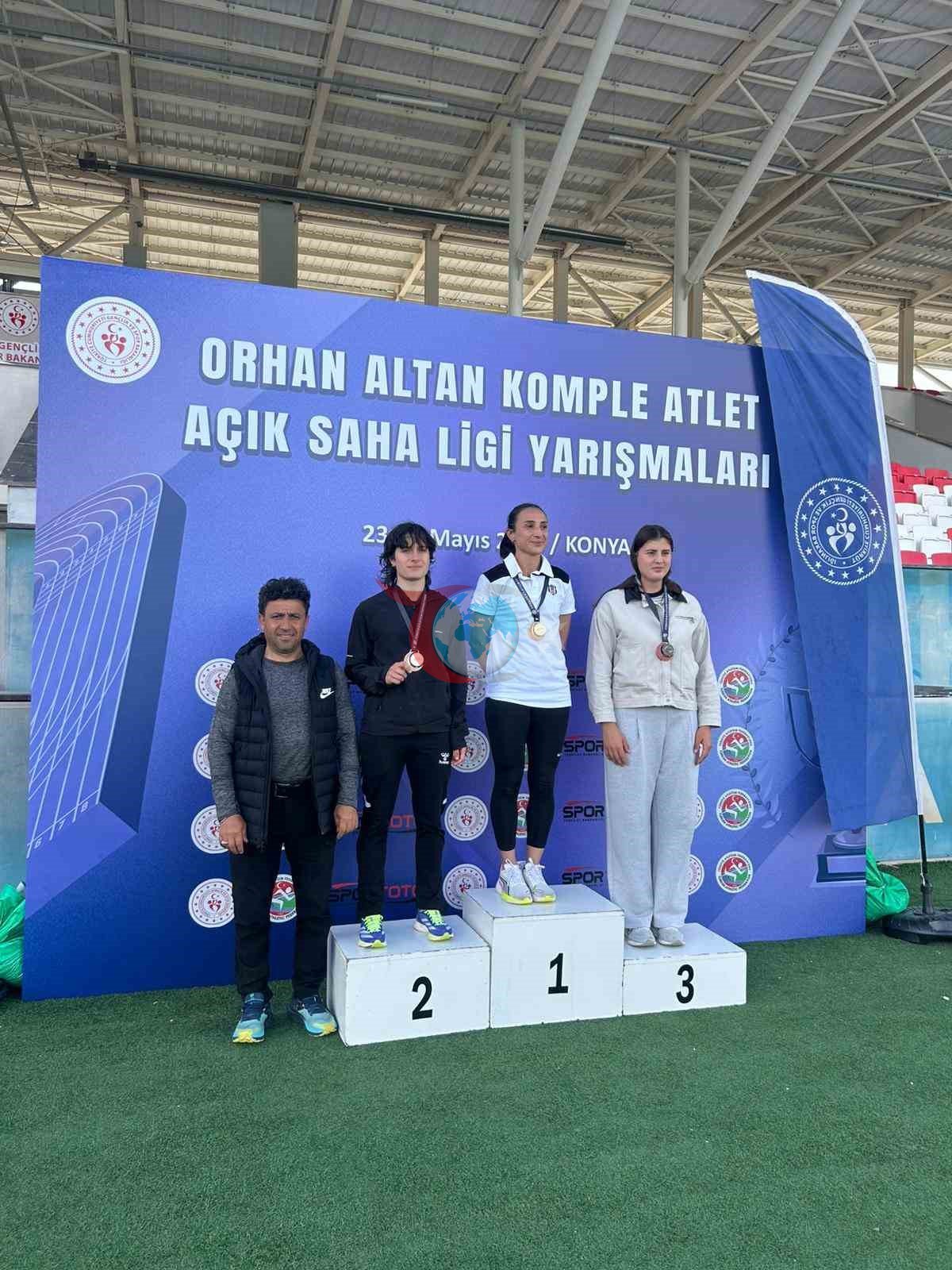 Aydınlı sporculardan Konya&rsquo;da madalya yağmuru
