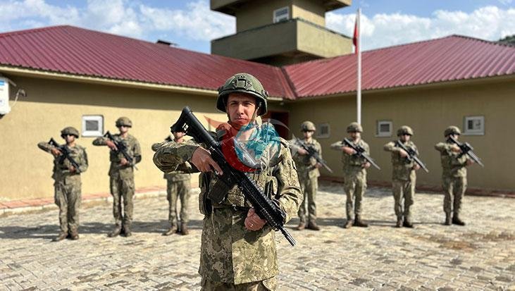 Hudut Askerleri Bayramda Da Görev Başında