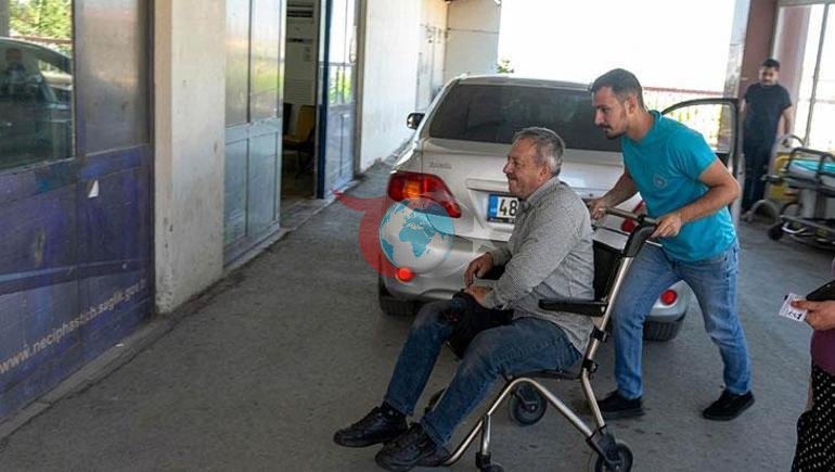 Kesmeye çalıştığı kurbanlık boğanın boynuzu saplandı Bacağına 60 dikiş atıldı