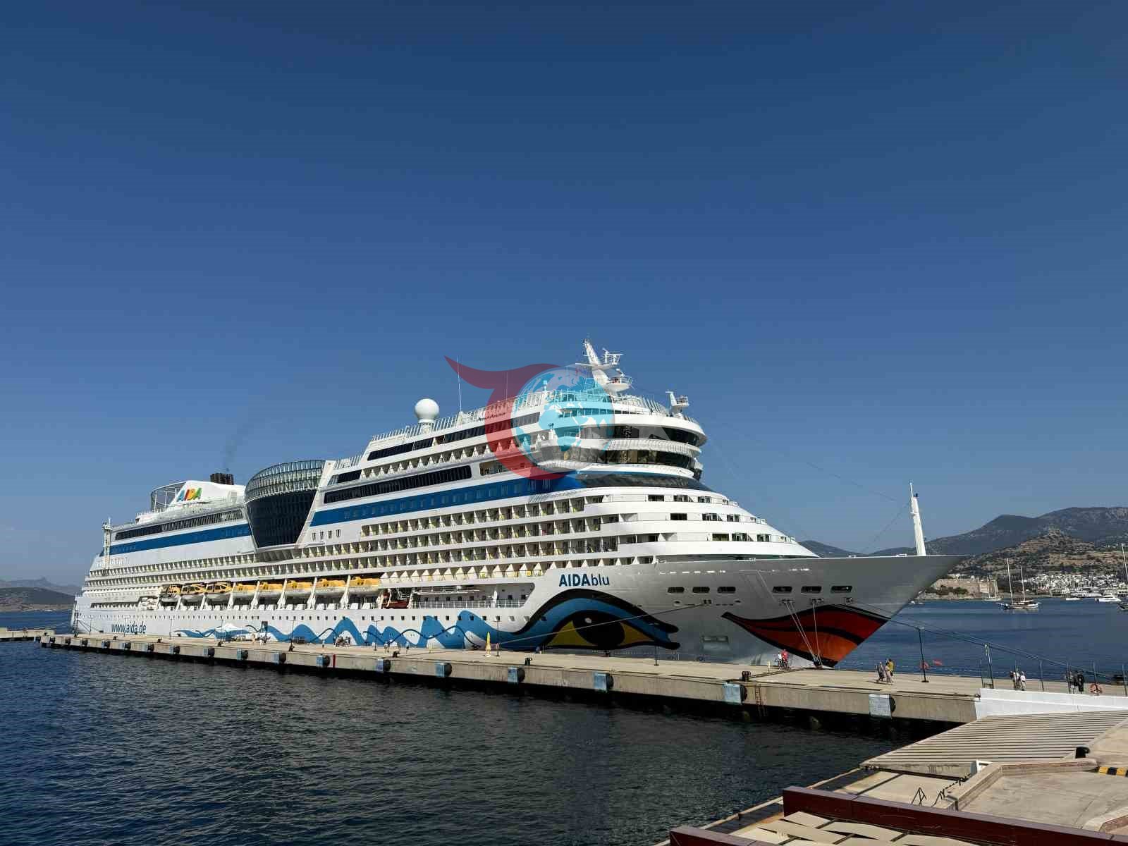 Bodrum Limanı'na Aidablue ile 2.377 Turist Geldi