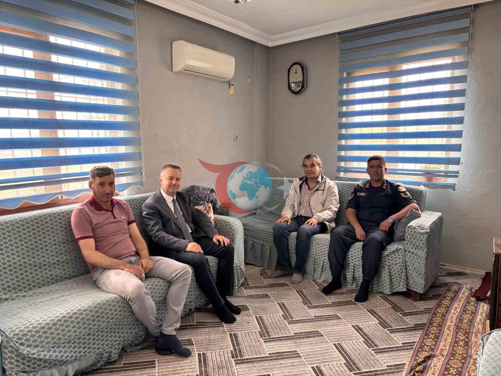 Kaymakam Gündoğdu’dan Şehit Aileleri ve Gazilere Anlamlı Bayram Ziyareti
