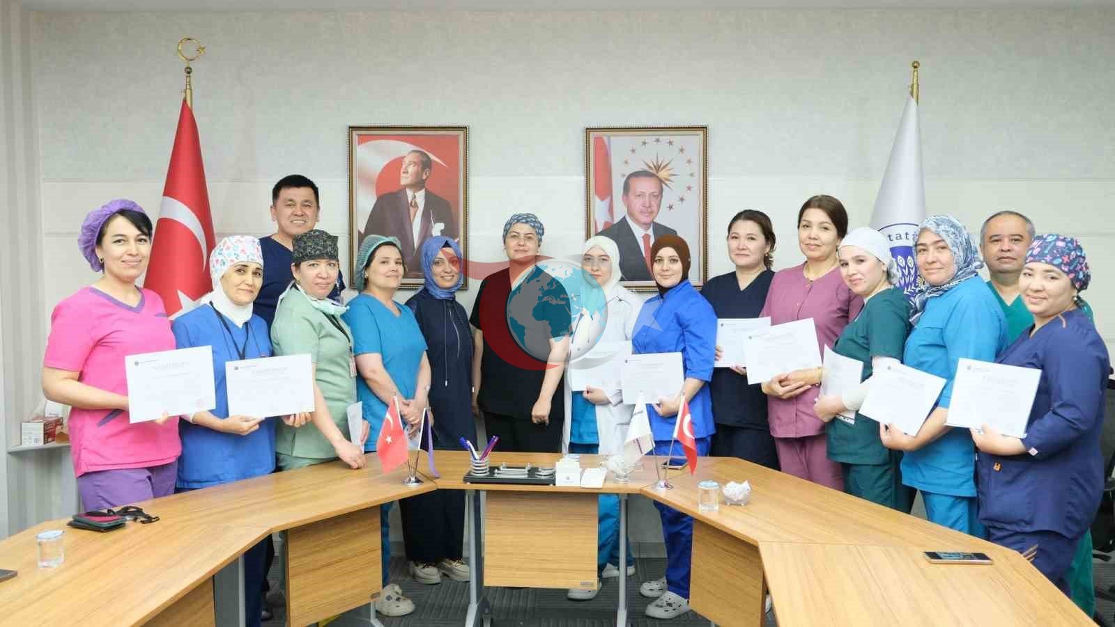 Özbekistanlı Sağlık Çalışanlarına Uluslararası Eğitim Desteği