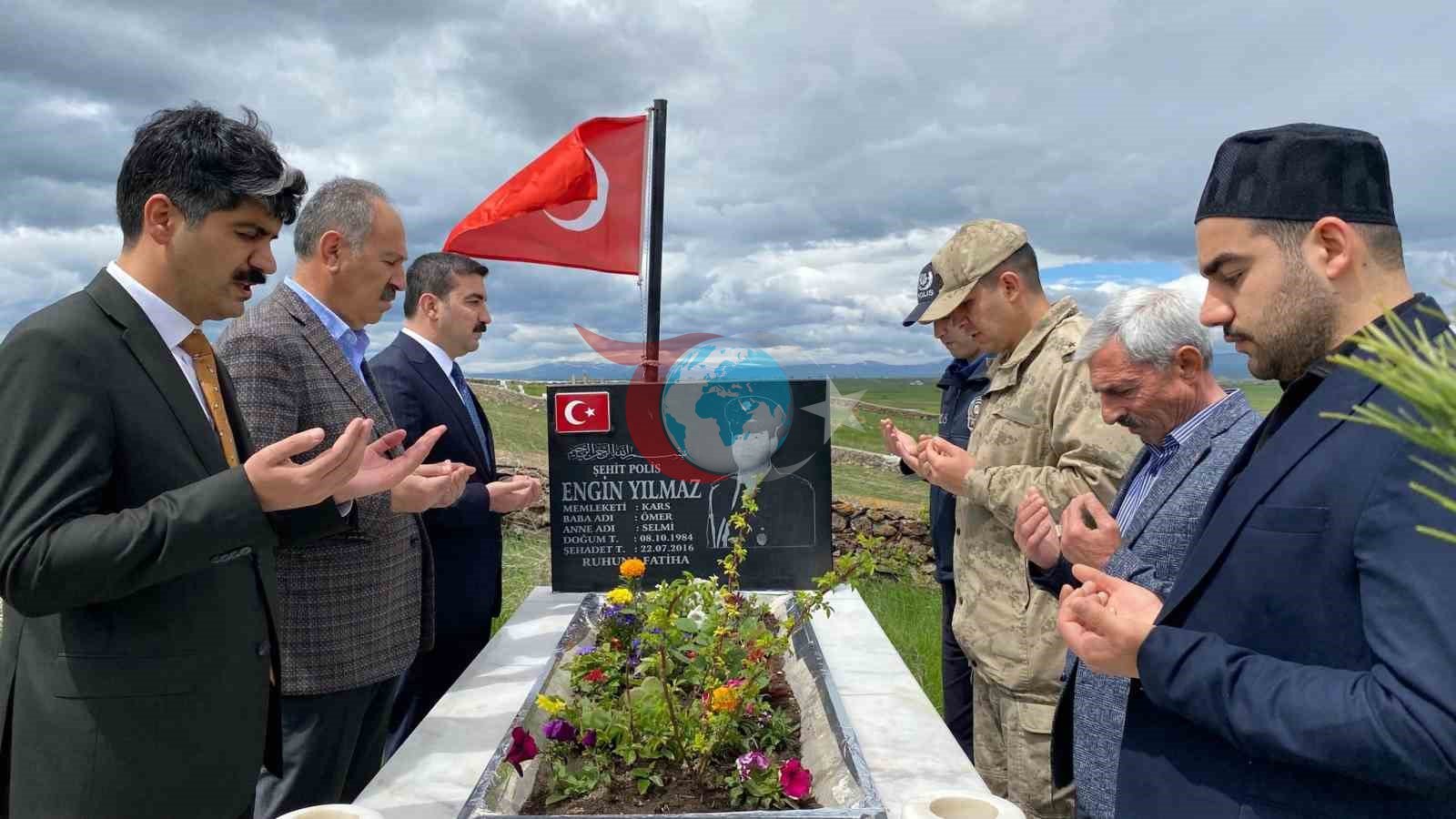 Arpaçayda Qurban Bayramında Şəhidlərə Mənalı Ziyarət