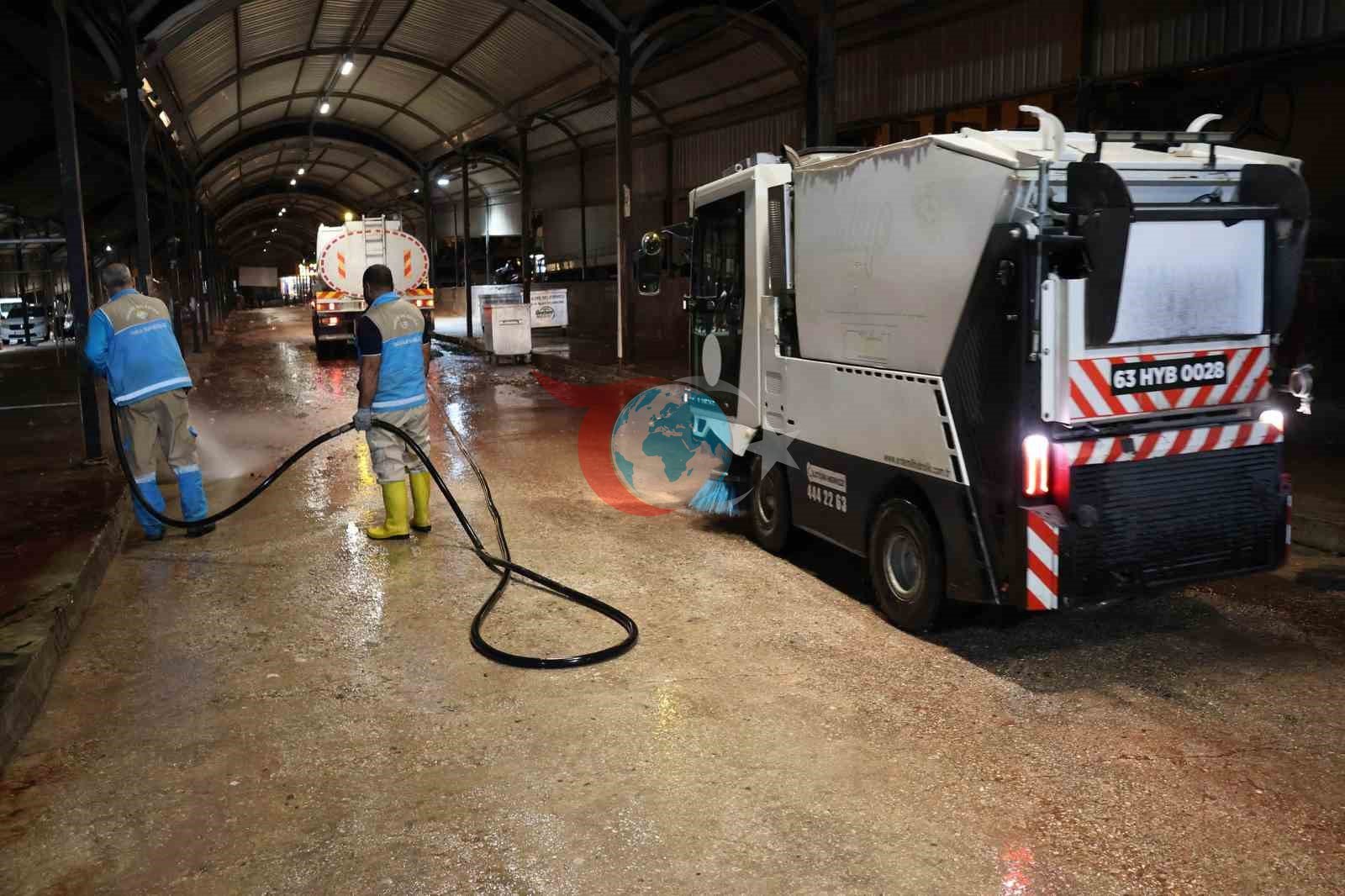 Haliliye'de Kurban Kesim Alanları Özenle Temizlendi