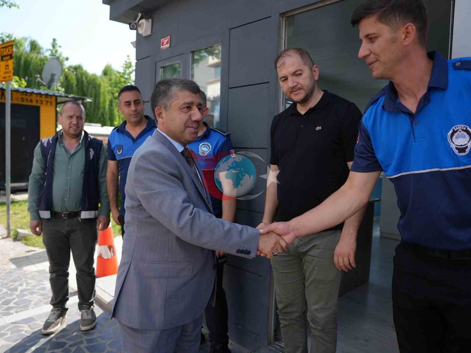 Bayram Mesaisinde Zabıta Ekiplerine Moral Ziyareti