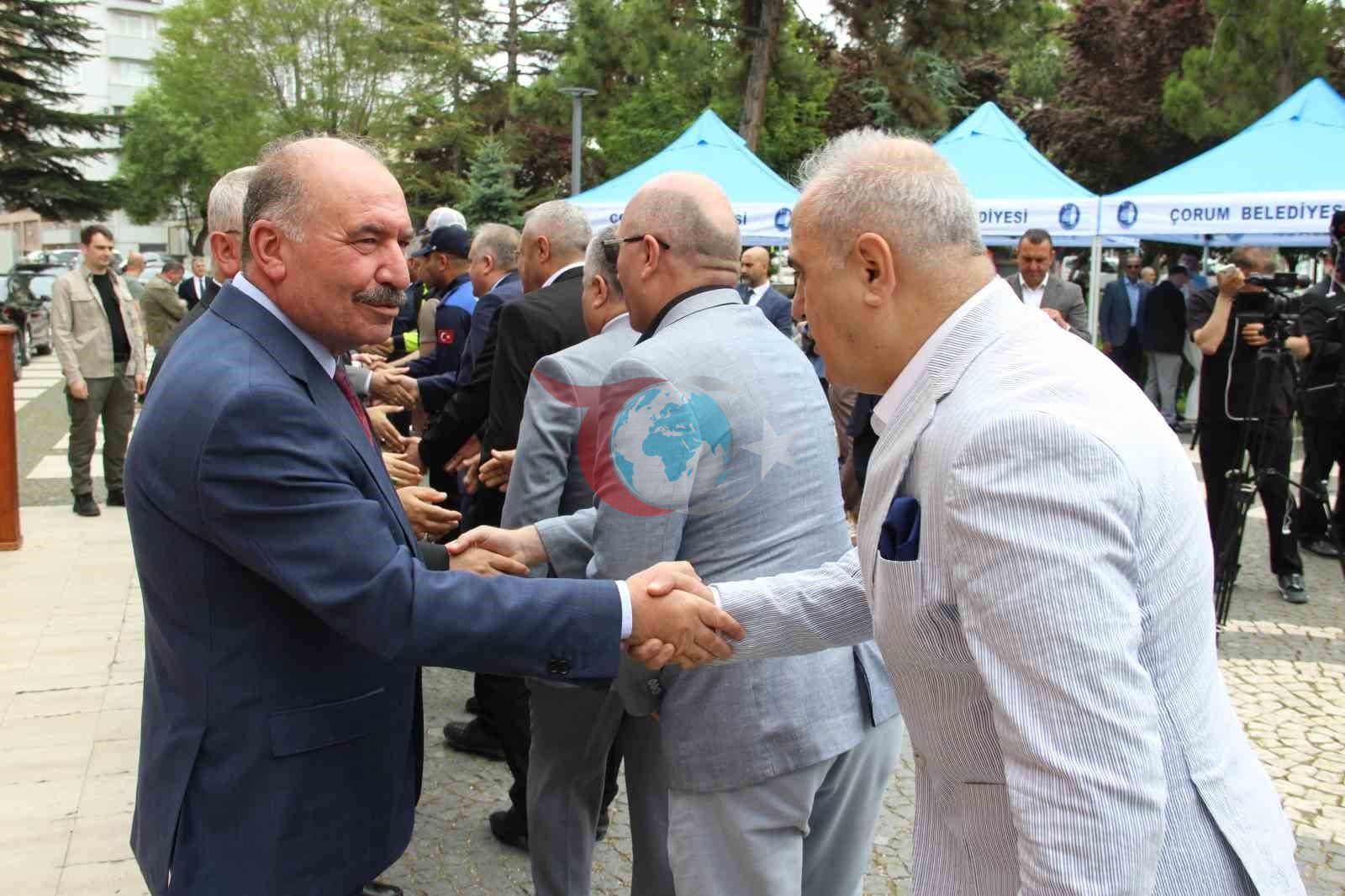 Çorumda baýramçylyk höwesi: Protokol we adamlar duşuşdy