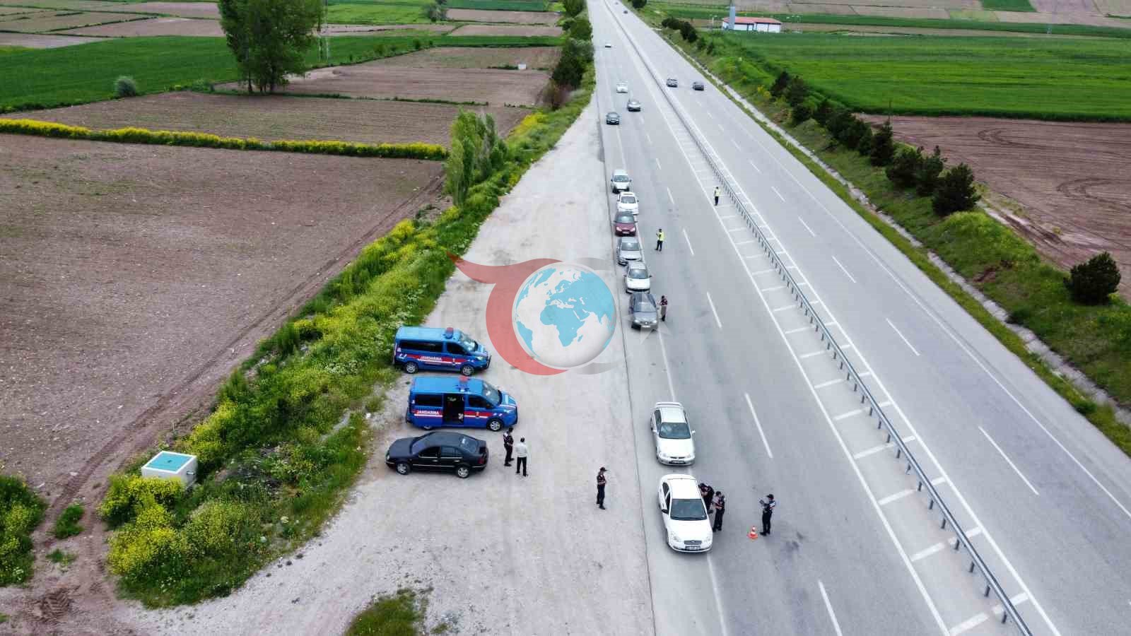Çorum'da Jandarma Bayram Tedbirlerini Artırdı