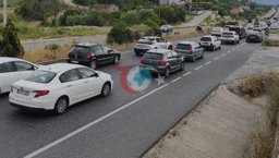 22 kilometrelik araç kuyruğu! Bayramın ikinci günü tatilcilerin akın ettiği il