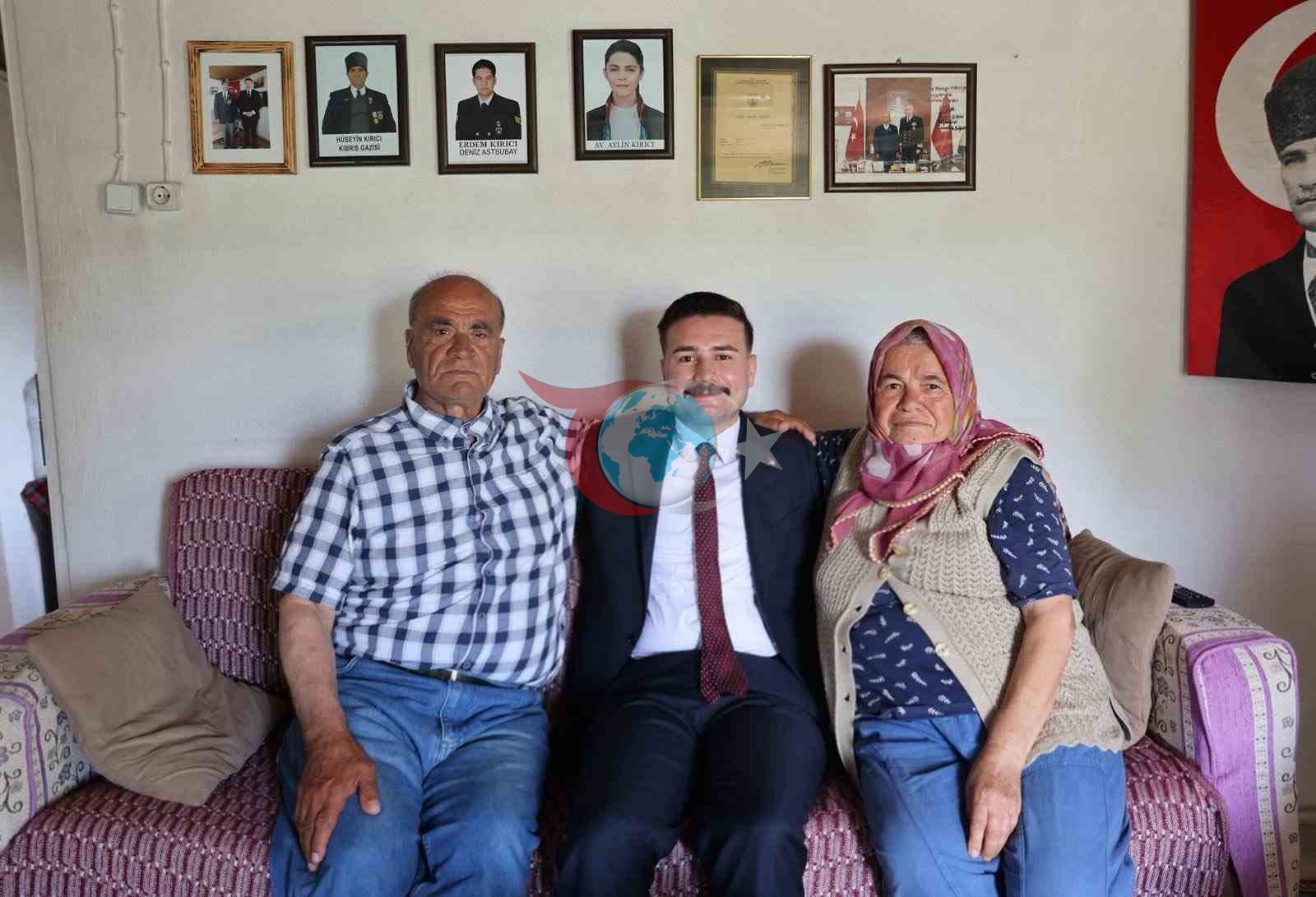 Kaymakam Acar gazilerle ve şehit aileleriyle bir araya gelerek bayramlaştı