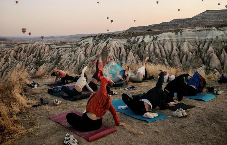 Kapadokiyada 3 günlük yoqa festivalı üçün geriyə sayım