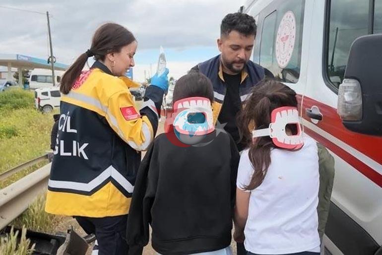 Kırıkkalede korkunç kaza Yoldaki su birikintisi 3 can aldı