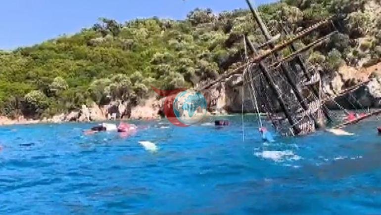 Marmariste tur teknesi battı