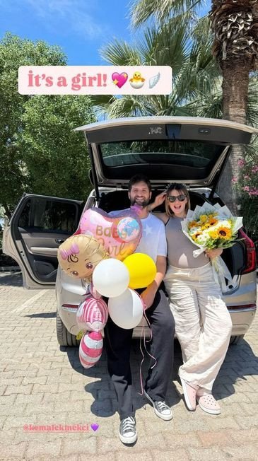 Gizem Karaca qızının ilk addımlarını paylaşdı