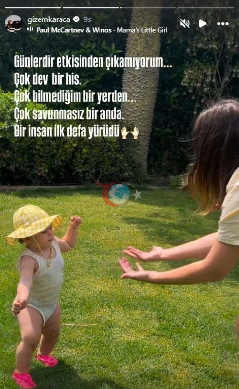 Gizem Karaca, kızının ilk adımlarını paylaştı - Resim : 3