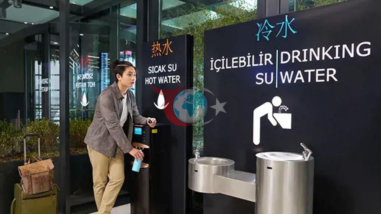 Havalimanlarında Ücretsiz Su Hizmeti Genişletiliyor