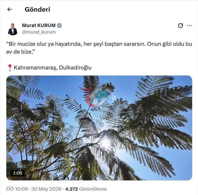 Bakan Kurum, depremzede ailenin bayram sevincini paylaştı