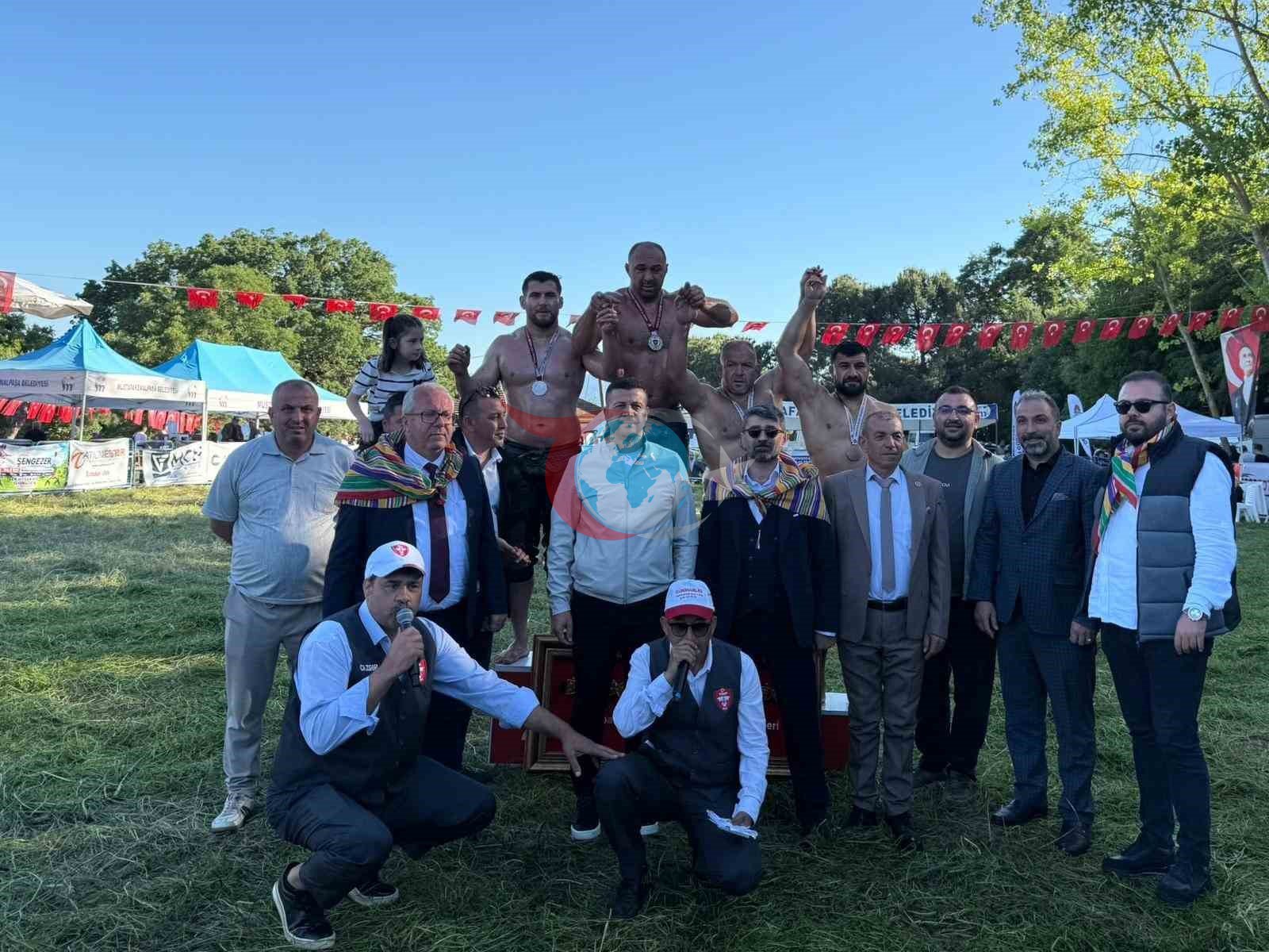 Kabulbaba Güreşleri&rsquo;nin finalinde Ali Gürbüz 1&rsquo;inci oldu