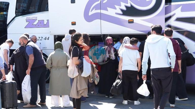 15 Temmuz Otogarı’nda insan seli Bayram bitti, İstanbul’a dönüş başladı