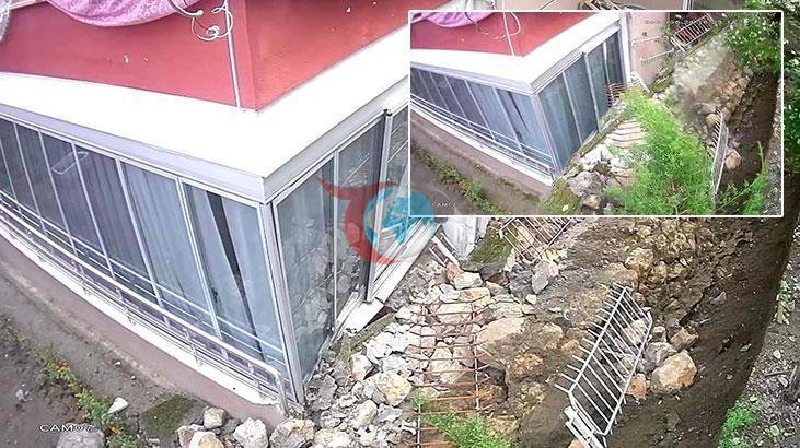 Amasya'da Duvar Çöktü: Şans Eseri Can Kaybı Yok