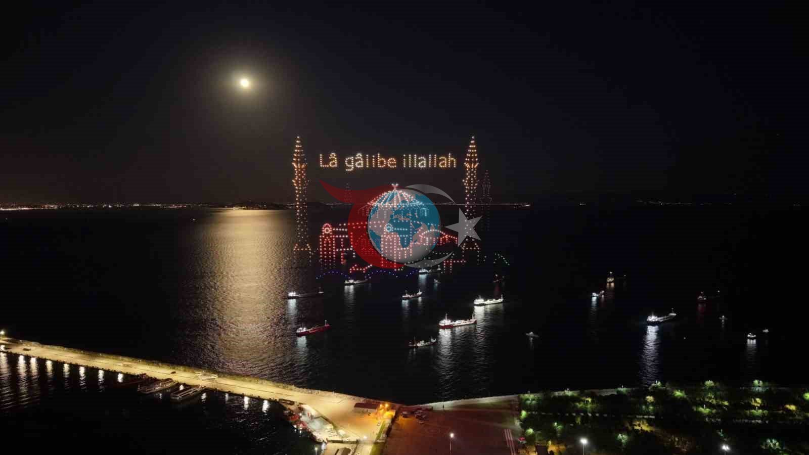 Yenikapı Sahili’nde 1453 dronla fetih şöleni