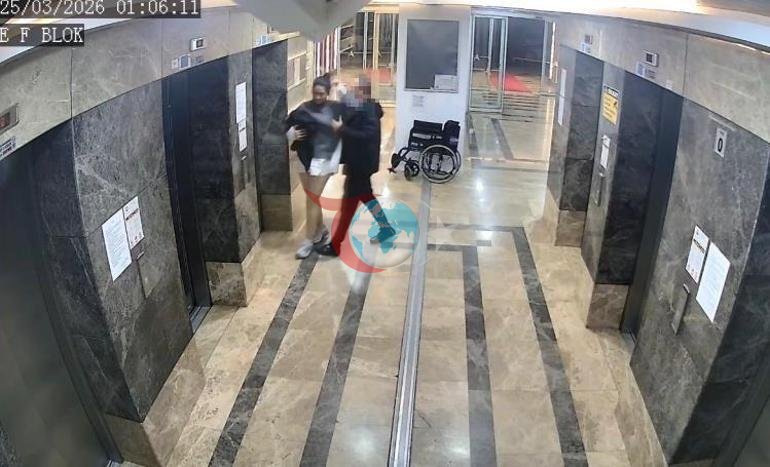 Türkan Biçerin sır ölümünde yeni görüntüler Boğazını sıkarak asansöre bindirdi