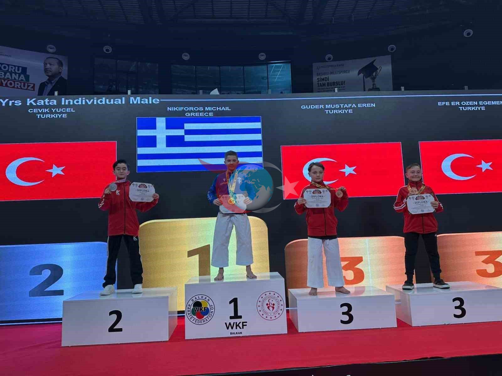 Düzceli Sporcu Yücel Çevik Balkan İkincisi Olmayı Başardı