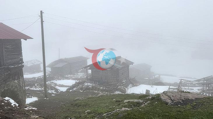 Ardahan Yükseklerinde Kar ve Sis Etkisini Gösterdi