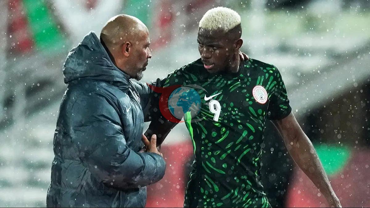 Eric Chelle ve Victor Osimhen