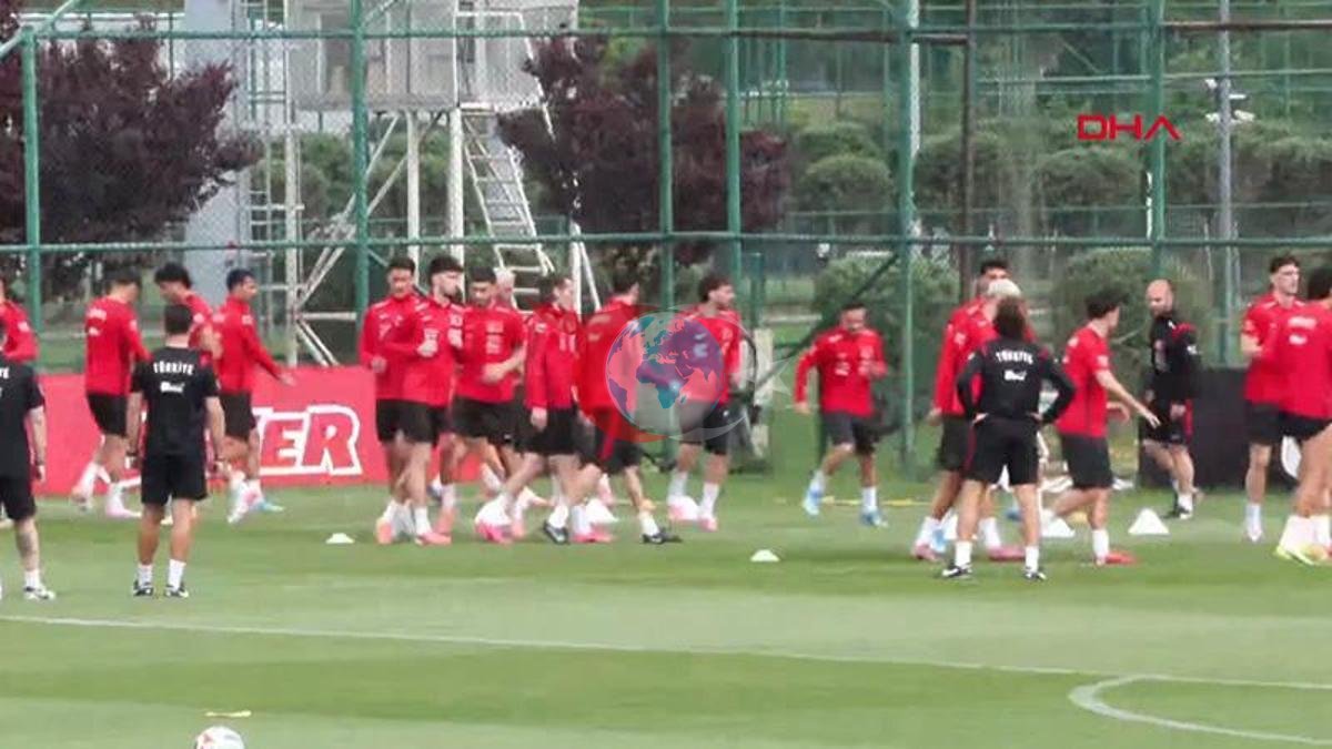 A Milli Takım, Kuzey Makedonya Maçı Öncesi Son Hazırlıklarını Tamamladı
