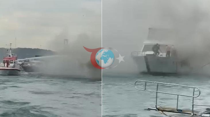 Bebek Sahili'nde Teknede Yangın Paniği: Ekipler Seferber Oldu