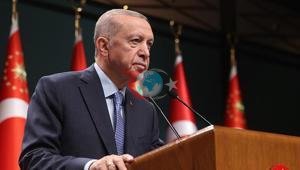 Cumhurbaşkanı Erdoğandan şehit ailesine başsağlığı mesajı